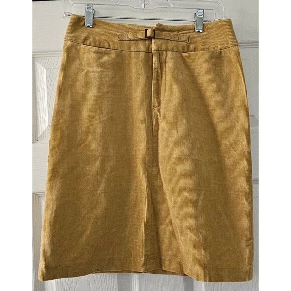 Tara Jarmon Jupe Antee US Size 4 Courderoy Knee Length Skirt - Picture 1 of 8